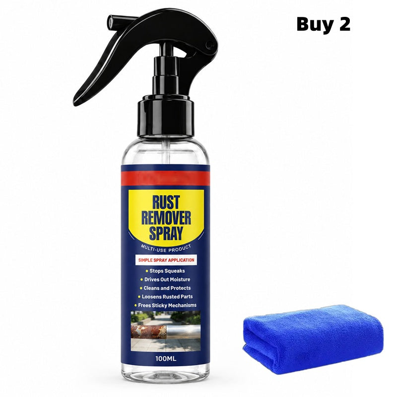 🏆Professional Rust Remover & Lubricant Spray - 3-in-1 Metal Care Formula✨