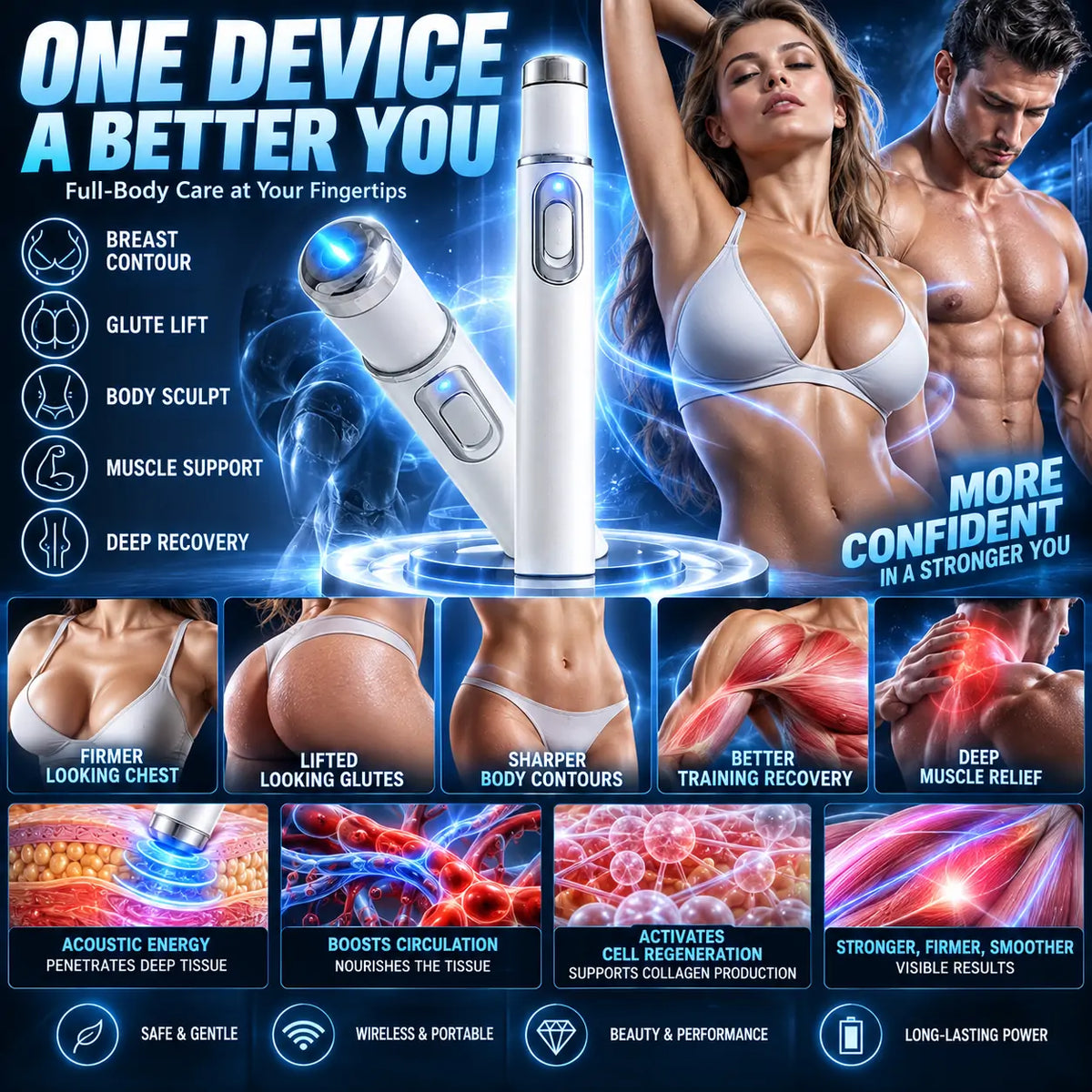 🔥Hot Sale!! ULTRASONIC SHOCK WAVE BODY REMODELING SYSTEM™