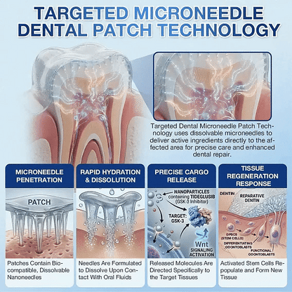 ZOVRL™ Tooth & Gum Repair Fast-Dissolving Microneedle Patch✨ (𝟓-𝐢𝐧-𝟏 💎 𝐑𝐞𝐛𝐮𝐢𝐥𝐝 𝐄𝐧𝐚𝐦𝐞𝐥 & 𝐃𝐞𝐧𝐭𝐢𝐧 • 𝐒𝐭𝐫𝐞𝐧𝐠𝐭𝐡𝐞𝐧 𝐆𝐮𝐦𝐬 • 𝐄𝐫𝐚𝐝𝐢𝐜𝐚𝐭𝐞 𝐓𝐚𝐫𝐭𝐚𝐫 & 𝐎𝐝𝐨𝐫 • 𝐖𝐡𝐢𝐭𝐞𝐧𝐢𝐧𝐠 • 𝐒𝐭𝐨𝐩 𝐓𝐨𝐨𝐭𝐡 𝐒𝐞𝐧𝐬𝐢𝐭𝐢𝐯𝐢𝐭𝐲)