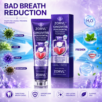 🏆ZORVL™ Gingivitis Periodontal Treatment Toothpaste
