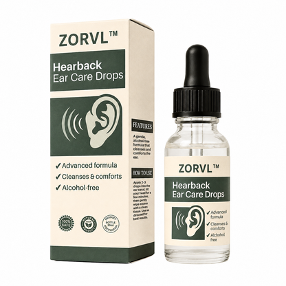 🌿ZORVL™ Hearback Ear Comfort Drops – Gentle Daily Ear Wellness Formula👂
