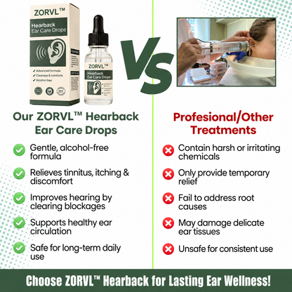 🌿ZORVL™ Hearback Ear Comfort Drops – Gentle Daily Ear Wellness Formula👂