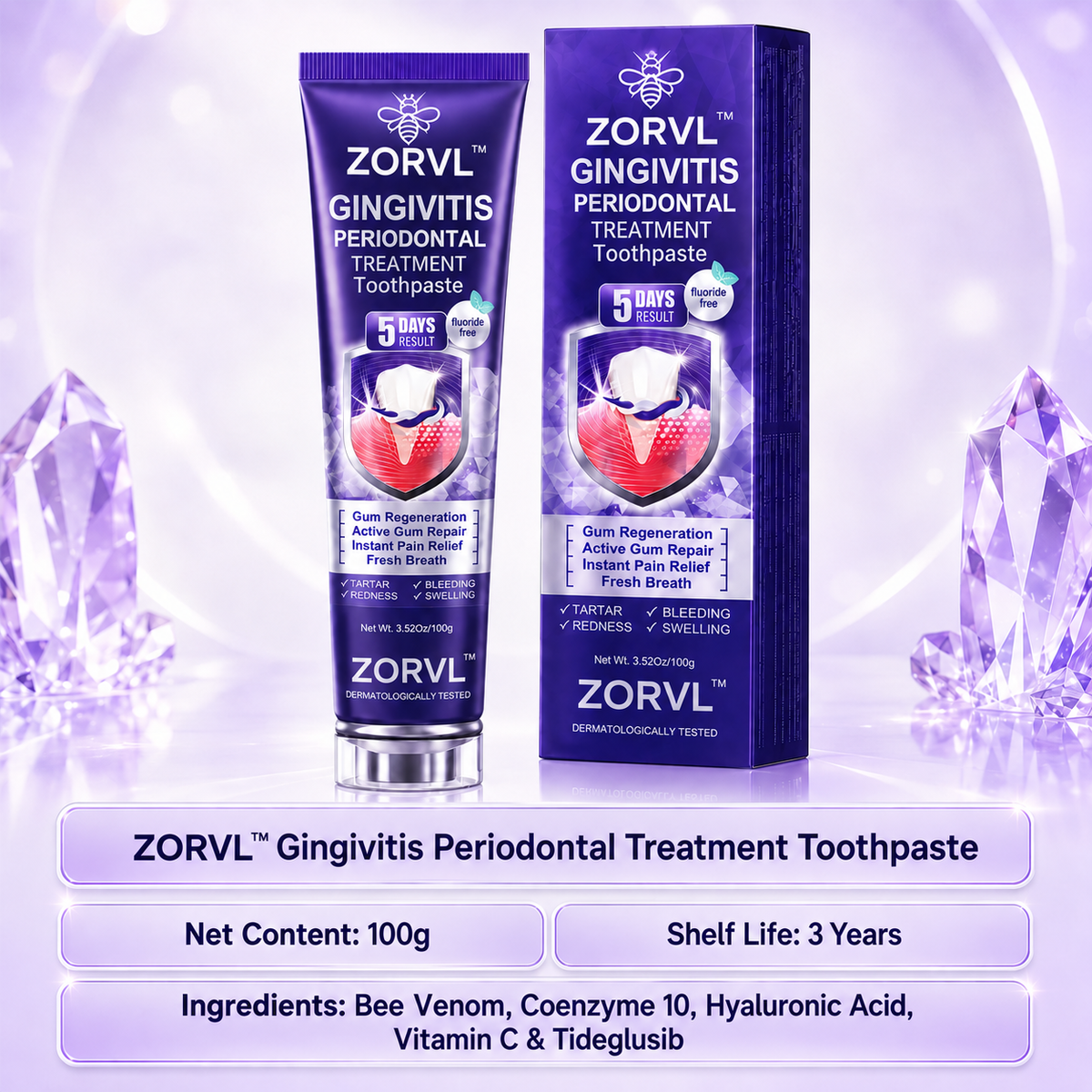 🏆ZORVL™ Gingivitis Periodontal Treatment Toothpaste