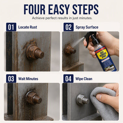 🏆Professional Rust Remover & Lubricant Spray - 3-in-1 Metal Care Formula✨