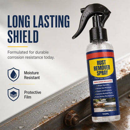 🏆Professional Rust Remover & Lubricant Spray - 3-in-1 Metal Care Formula✨